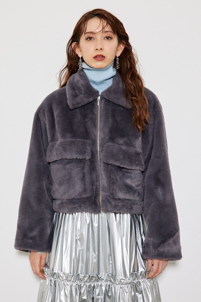 rienda「SoftyフェイクファーブルゾンCT」|その他|