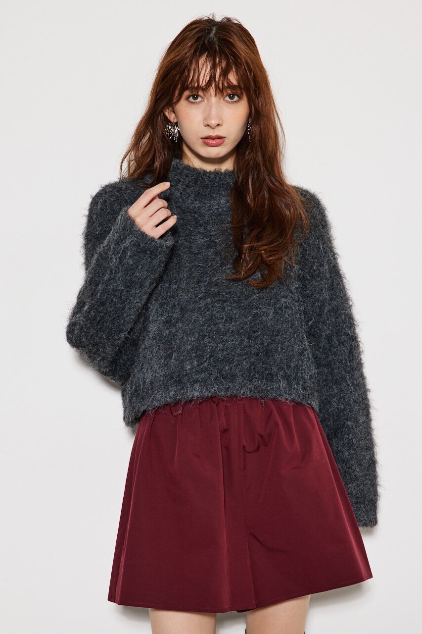 rienda「knitハイネック TOP」|ニット・セーター|