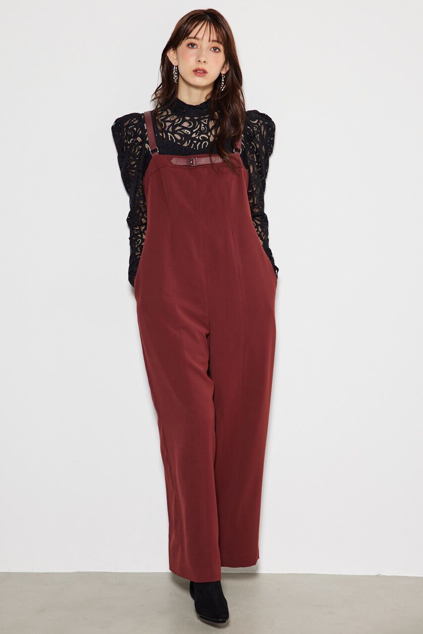 rienda「BELTデザインロンパース」|ワンピース|