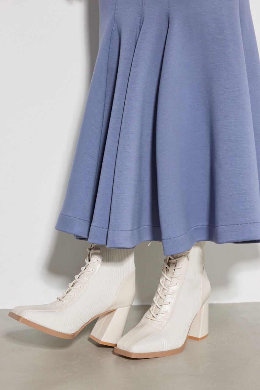 rienda「レースUP Knitショートブーツ」|その他|