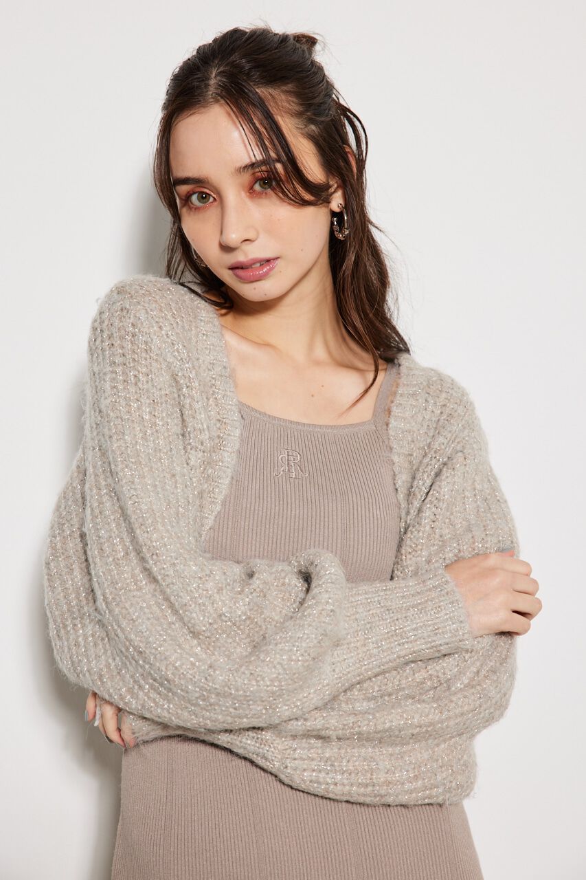 rienda「2WAY RRボレロタイトKnit OP」|ワンピース|