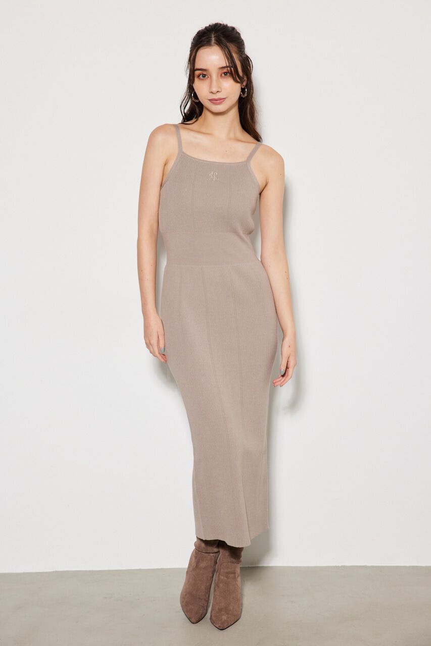 rienda「2WAY RRボレロタイトKnit OP」|ワンピース|