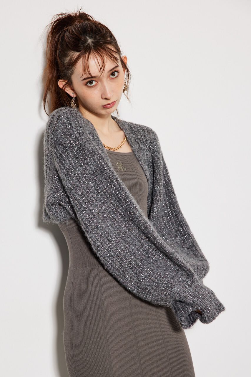 rienda「2WAY RRボレロタイトKnit OP」|ワンピース|