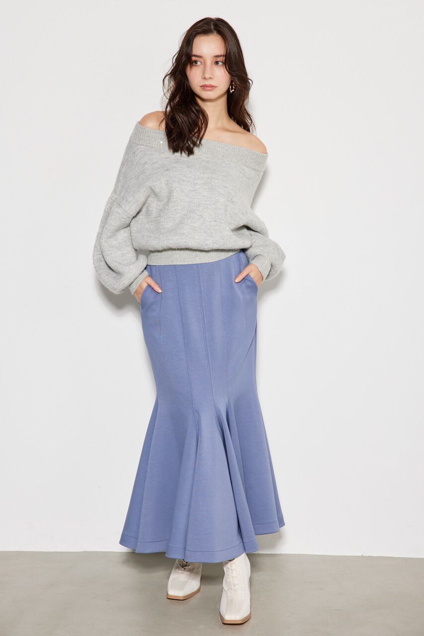 rienda「H/WパネルマーメイドSK」|スカート|BLU