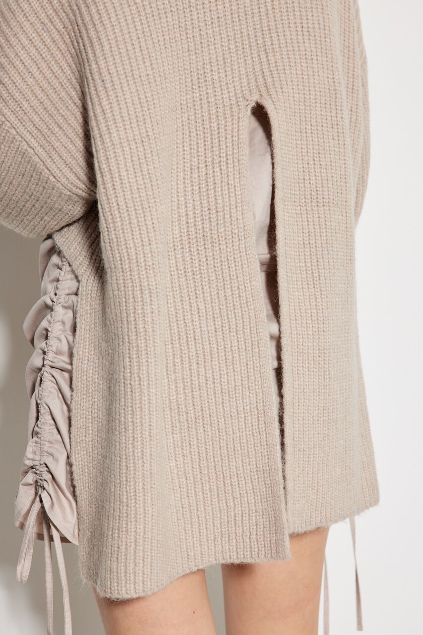 rienda「シャツコンビメニーWAY Knit OP」|ワンピース|