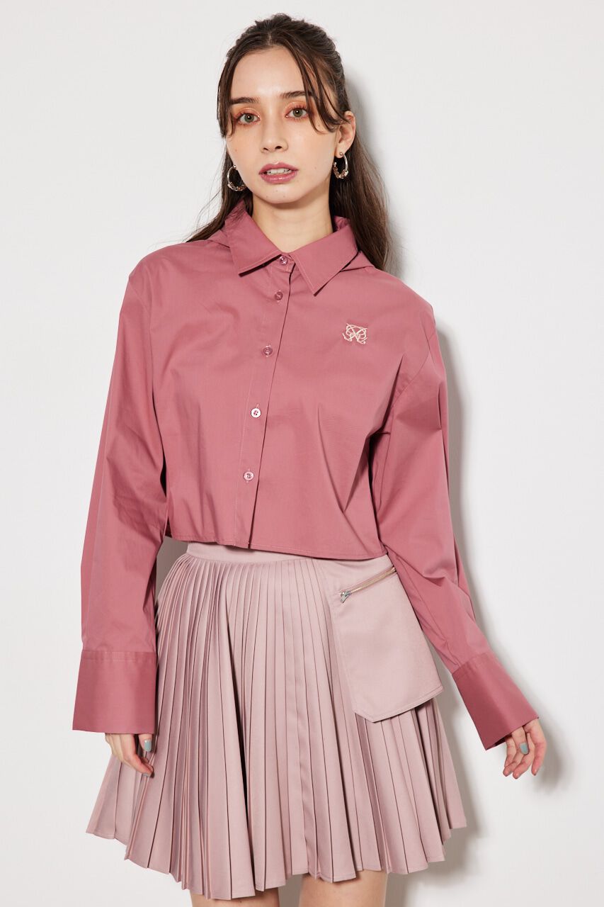 rienda「2WAYフードSH TOP」|シャツ・ブラウス|PNK