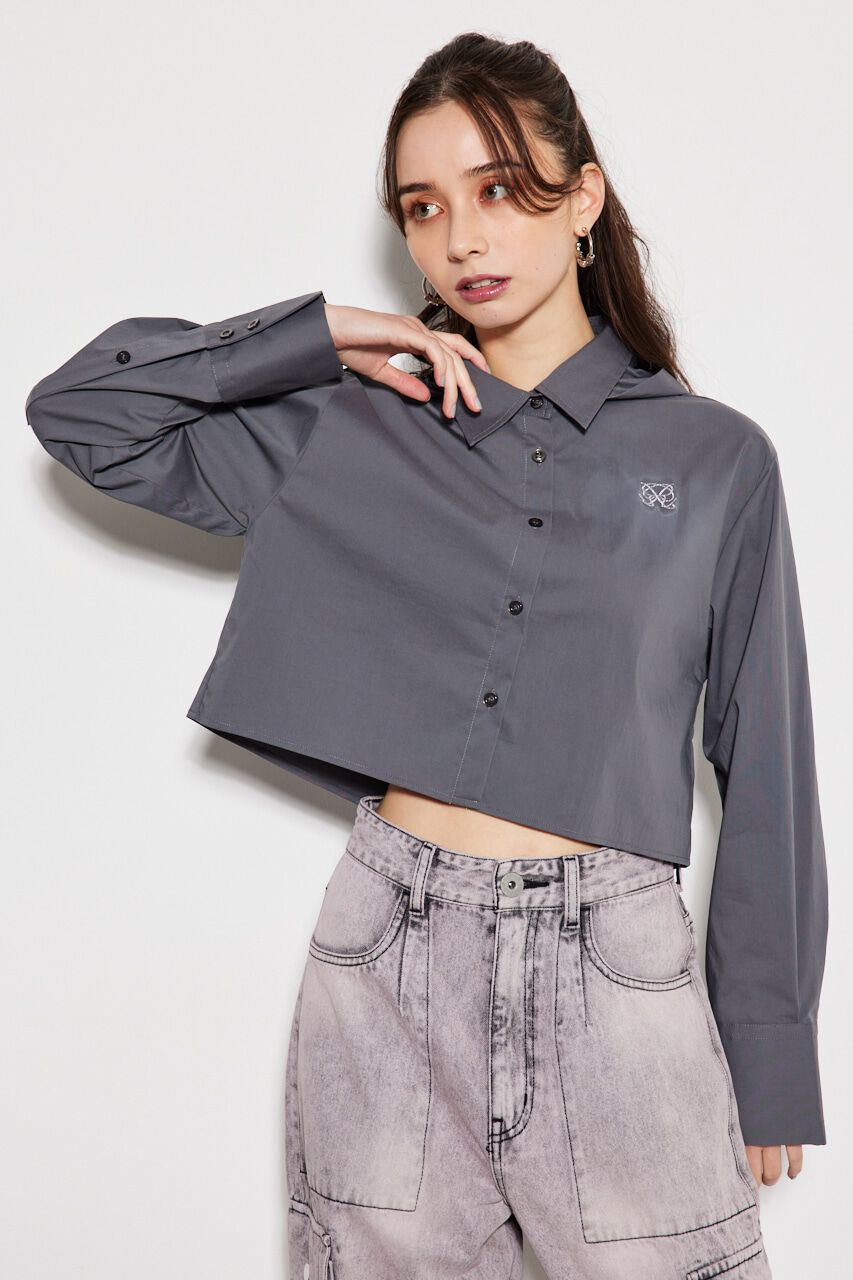 rienda「2WAYフードSH TOP」|シャツ・ブラウス|