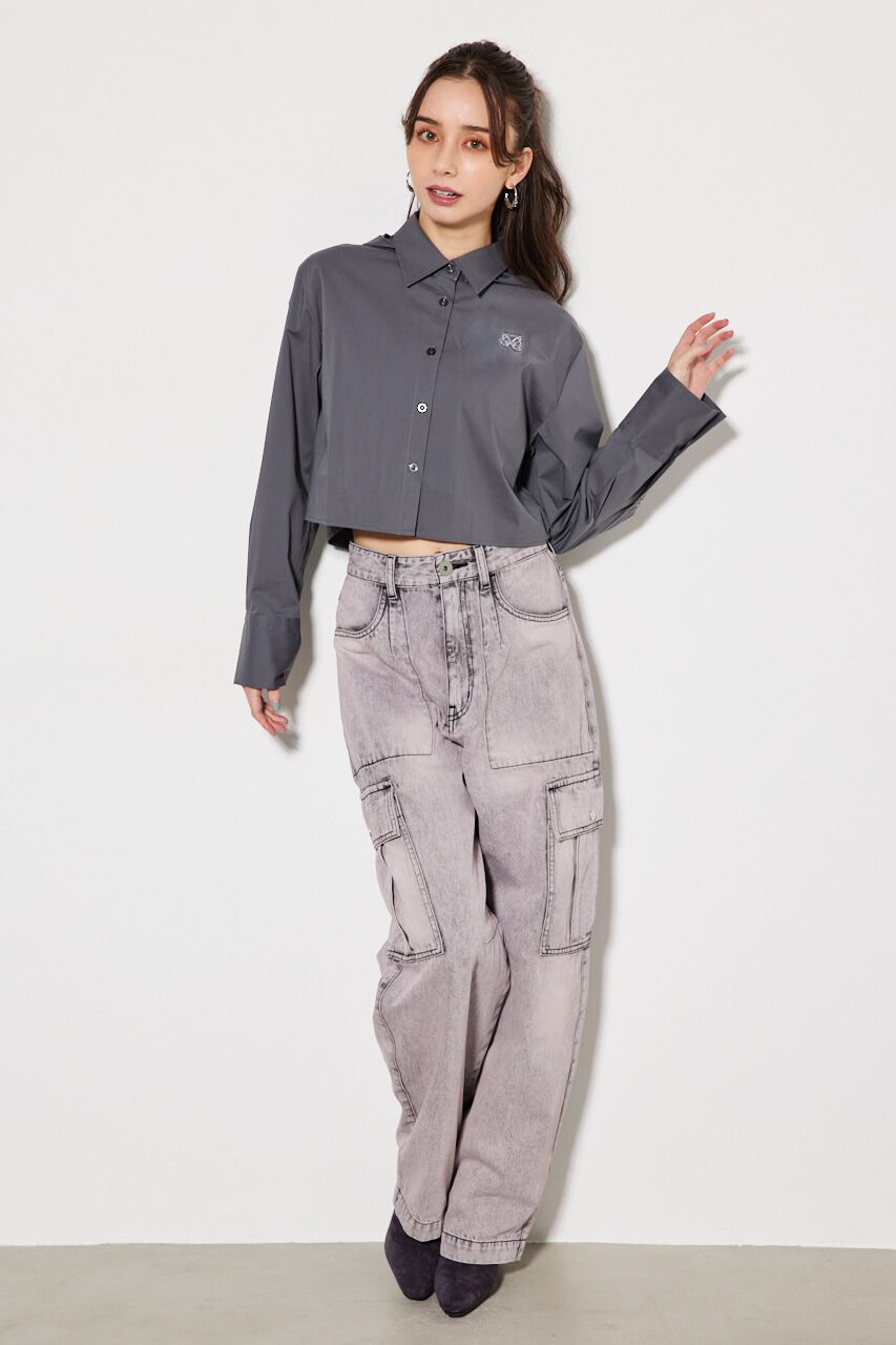 rienda「2WAYフードSH TOP」|シャツ・ブラウス|