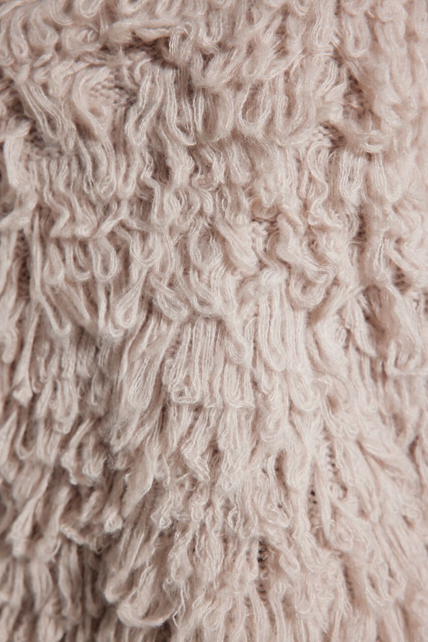 rienda「フリンジコンビKnit TOP」|ニット・セーター|