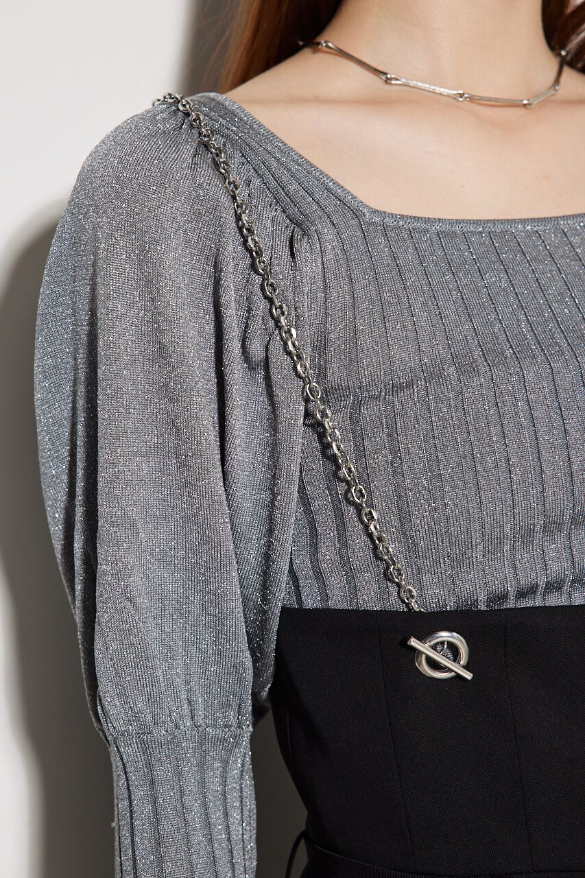 rienda「チェーンサスペンダーH/W PT」|その他|