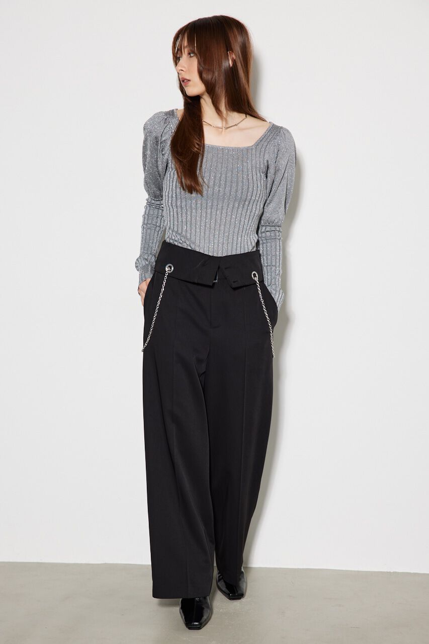 rienda「チェーンサスペンダーH/W PT」|その他|