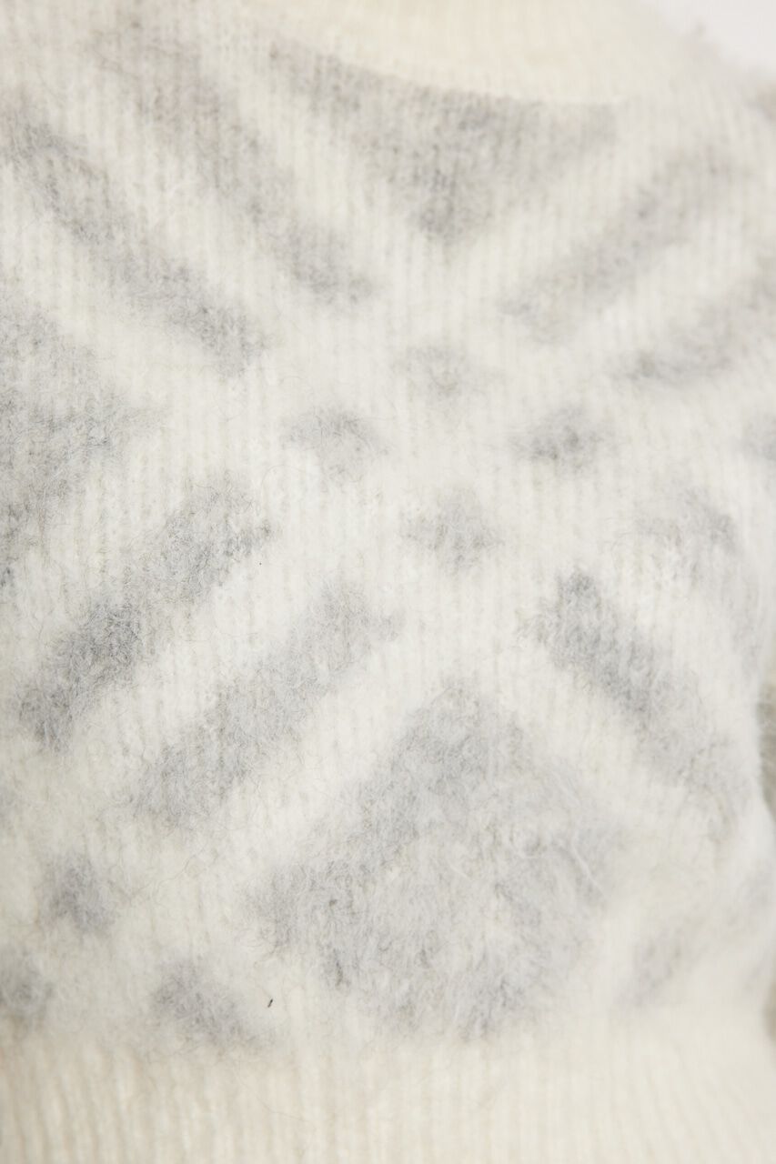 rienda「バイアスチェックニット TOP」|ニット・セーター|