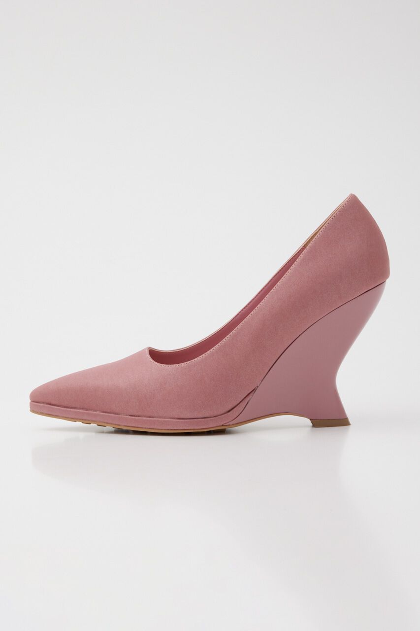 rienda「カーヴィウェッジポインテッドPPS」|ローファー|PNK