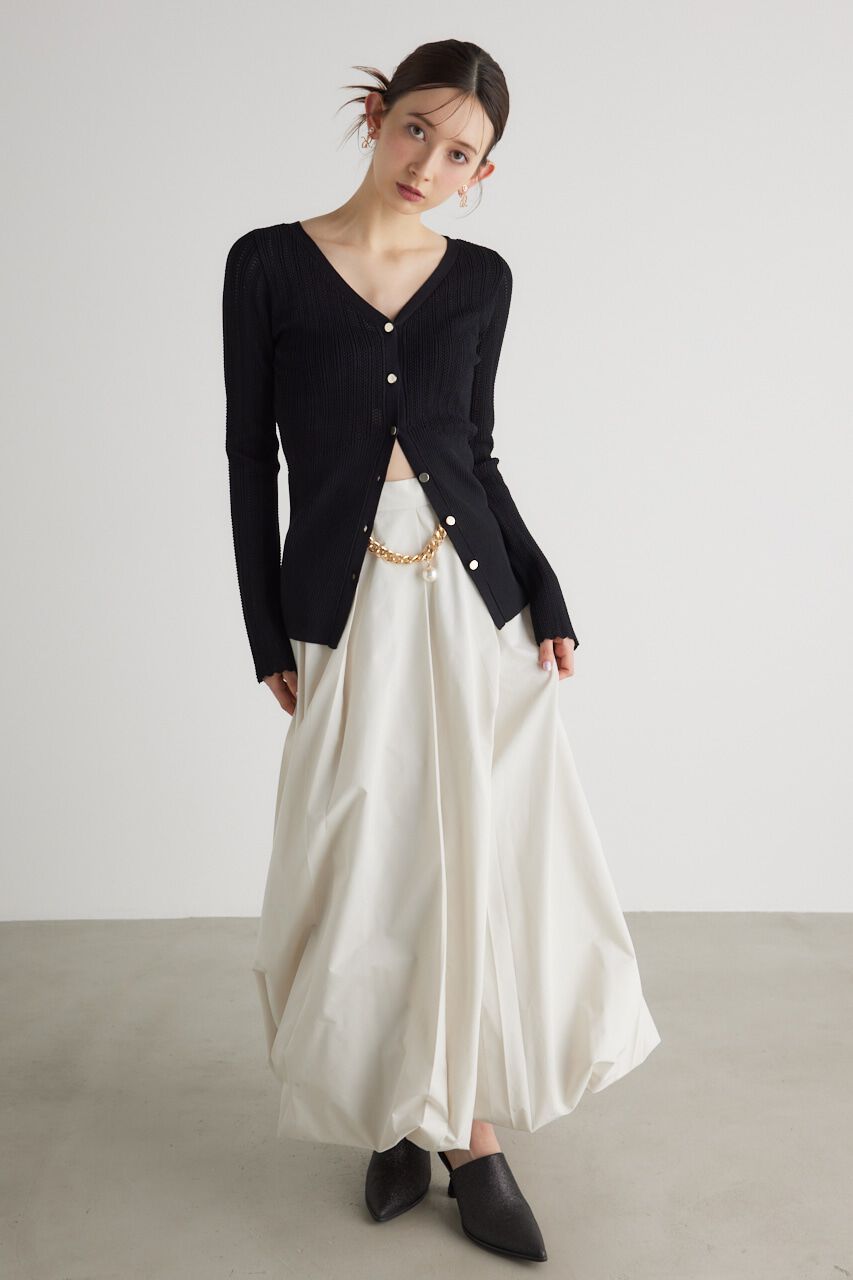 rienda「シアーストライプKnitTOP」|ニット・セーター|