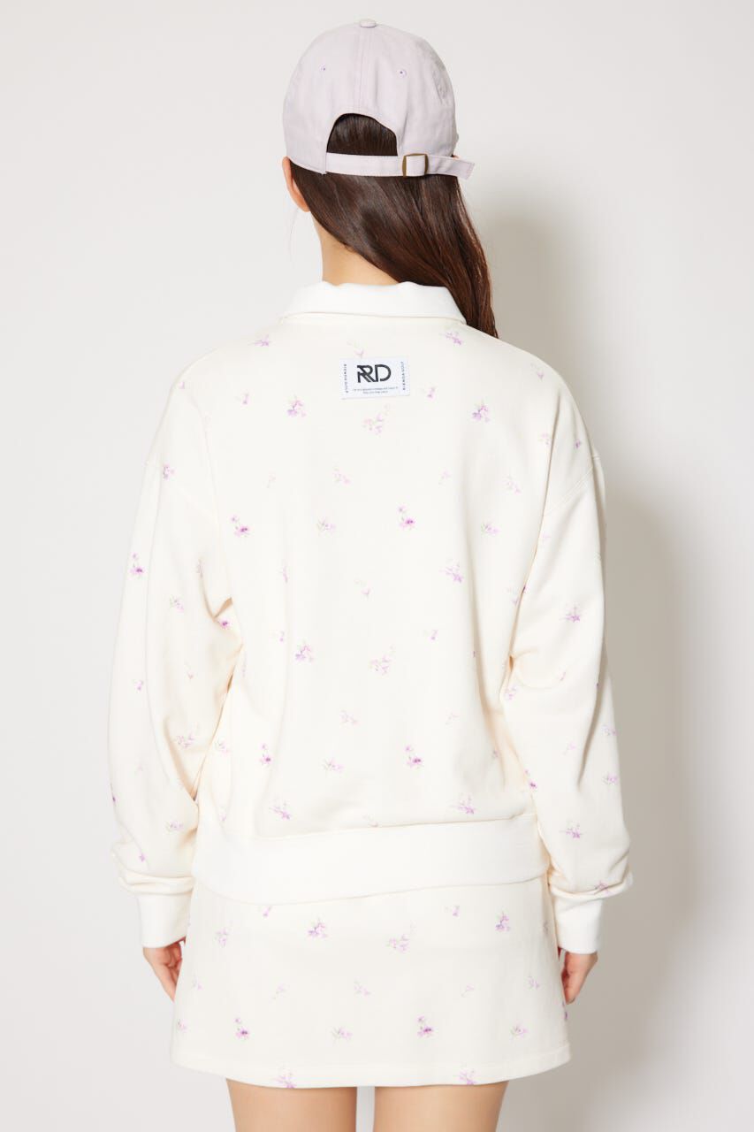 rienda「フラワースウェットトップス」|Tシャツ・カットソー|