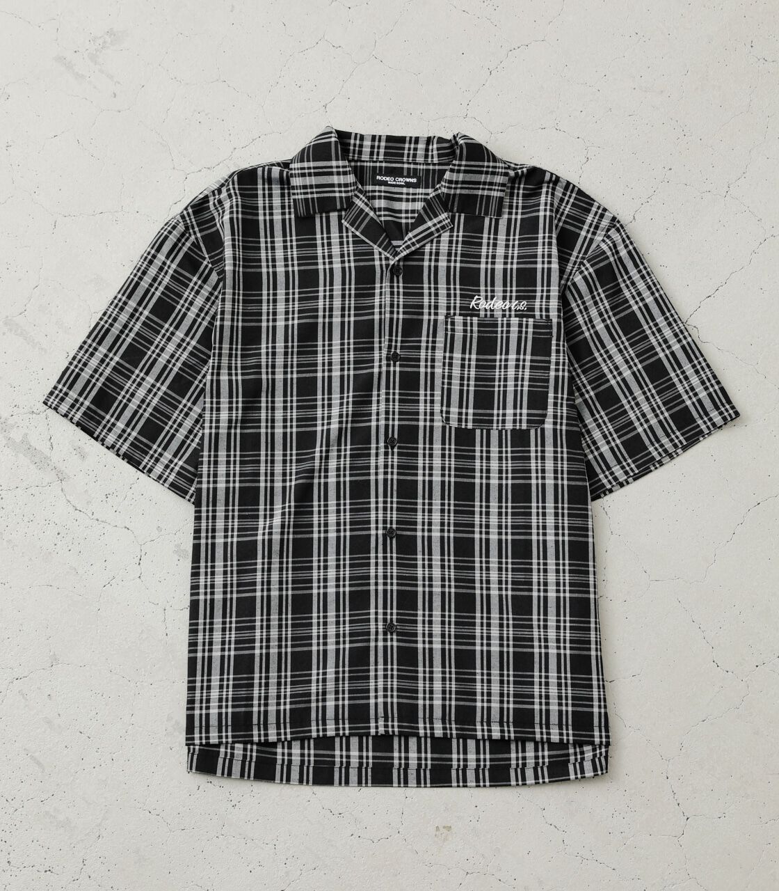 RODEO CROWNS「チェックリネンミックスシャツ」|シャツ・ブラウス|