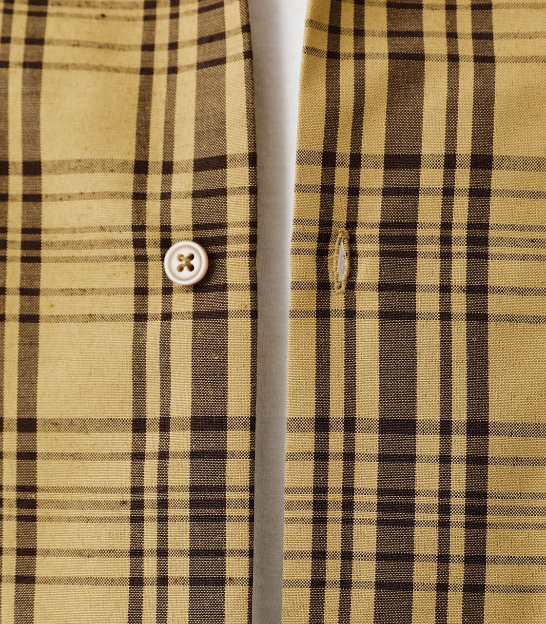 RODEO CROWNS「チェックリネンミックスシャツ」|シャツ・ブラウス|