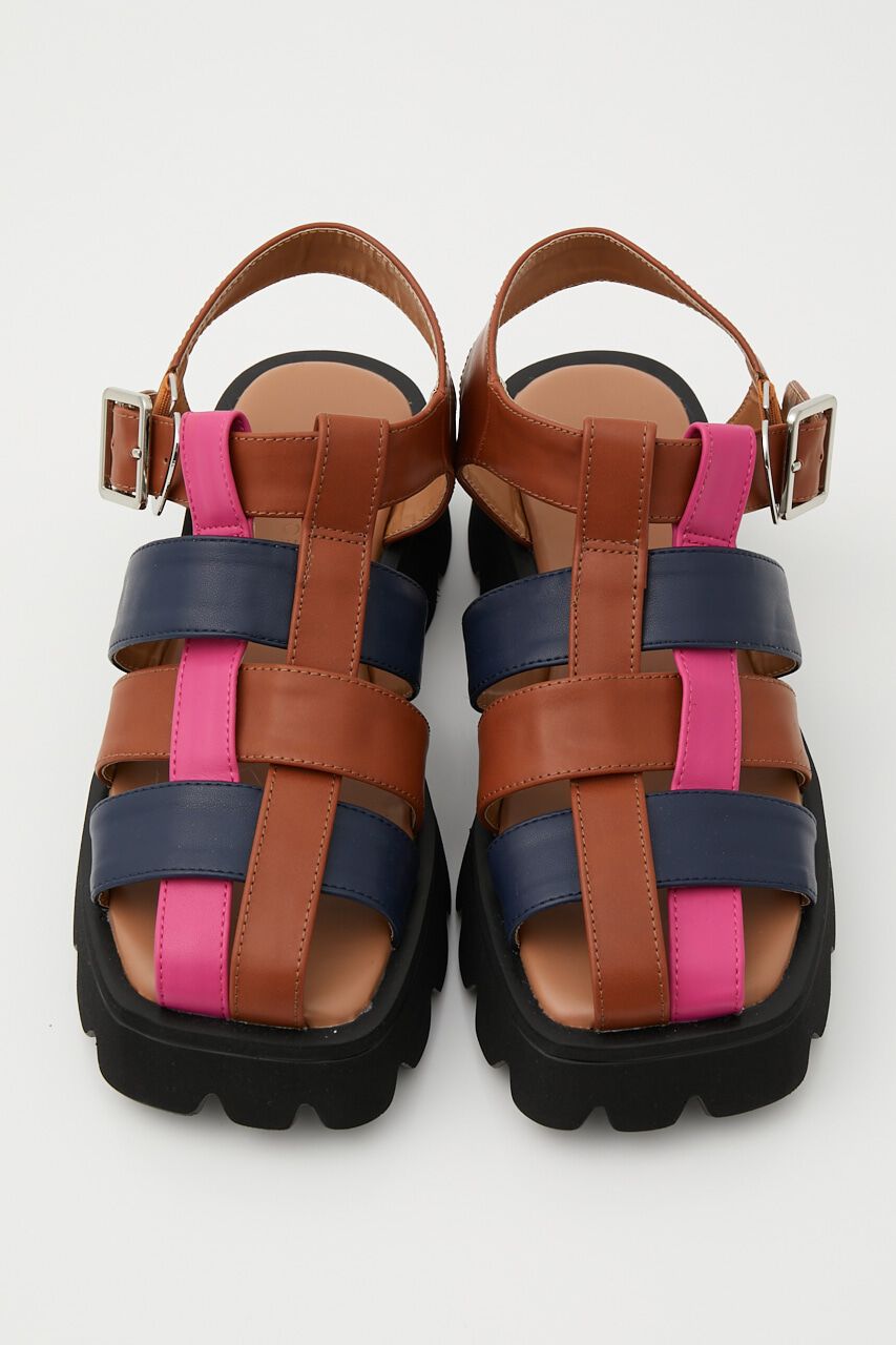 RODEO CROWNS「BICOLOR グルカサンダル」|サンダル|