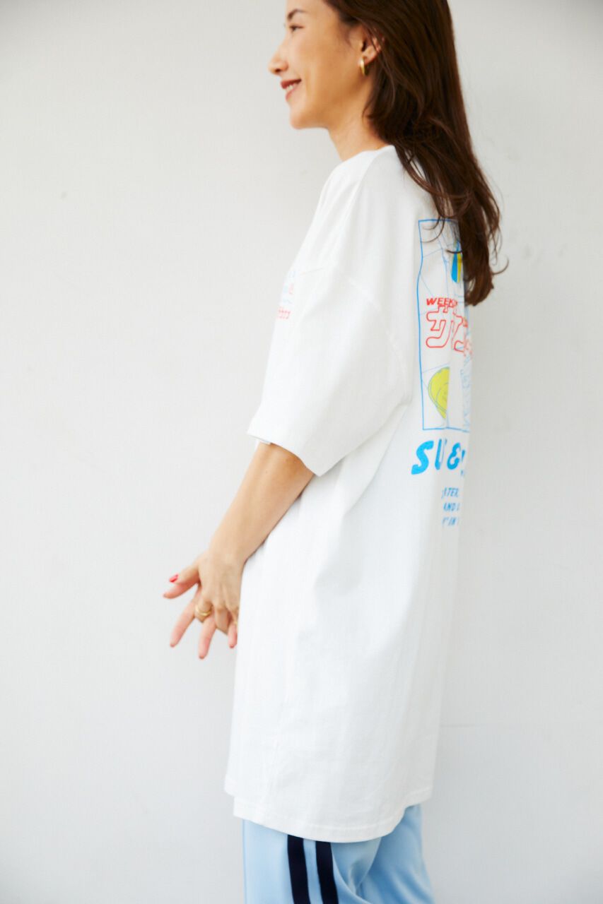 RODEO CROWNS「サウナボーイ S&R Tシャツワンピース」|ワンピース|