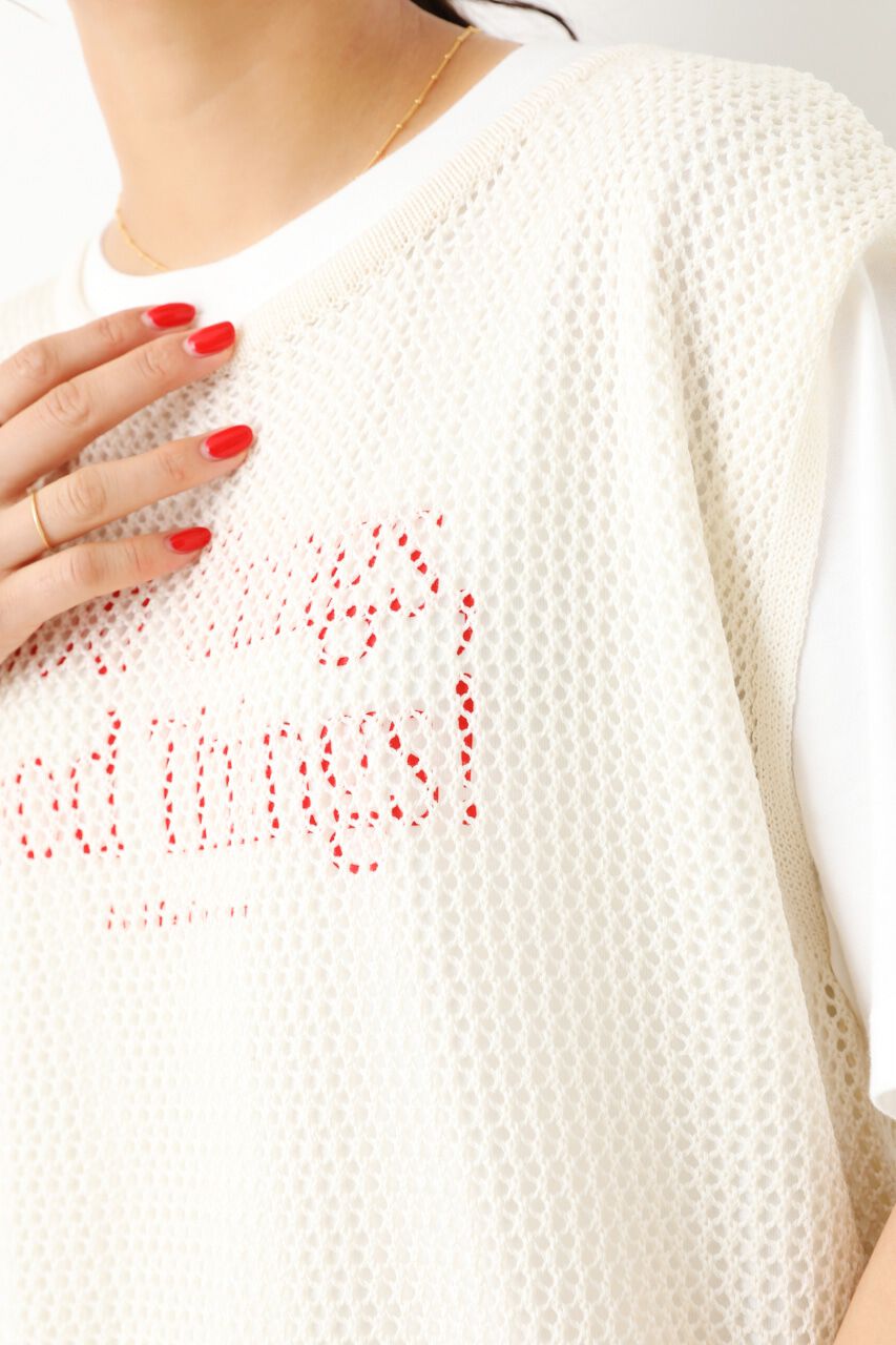 RODEO CROWNS「2WAYメッシュニットベスト&TシャツSET」|ニット・セーター|