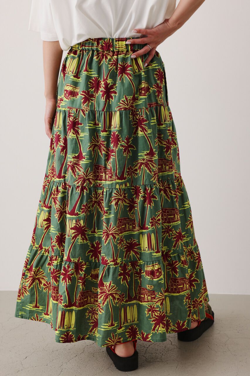 RODEO CROWNS「パターンアロハティアードスカート」|スカート|