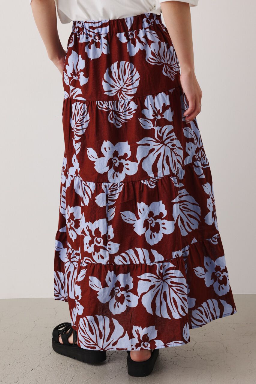 RODEO CROWNS「パターンアロハティアードスカート」|スカート|