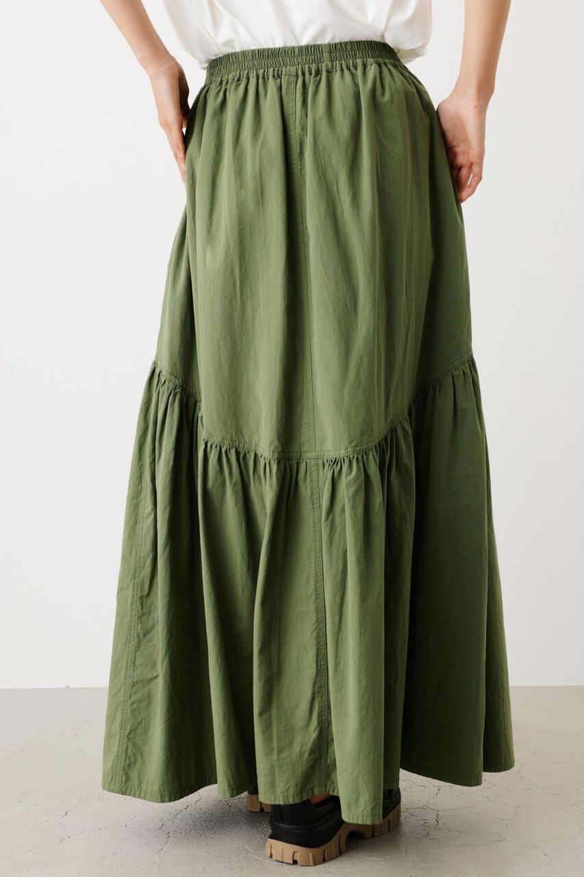 RODEO CROWNS「ギャザー切り替えロングスカート」|スカート|