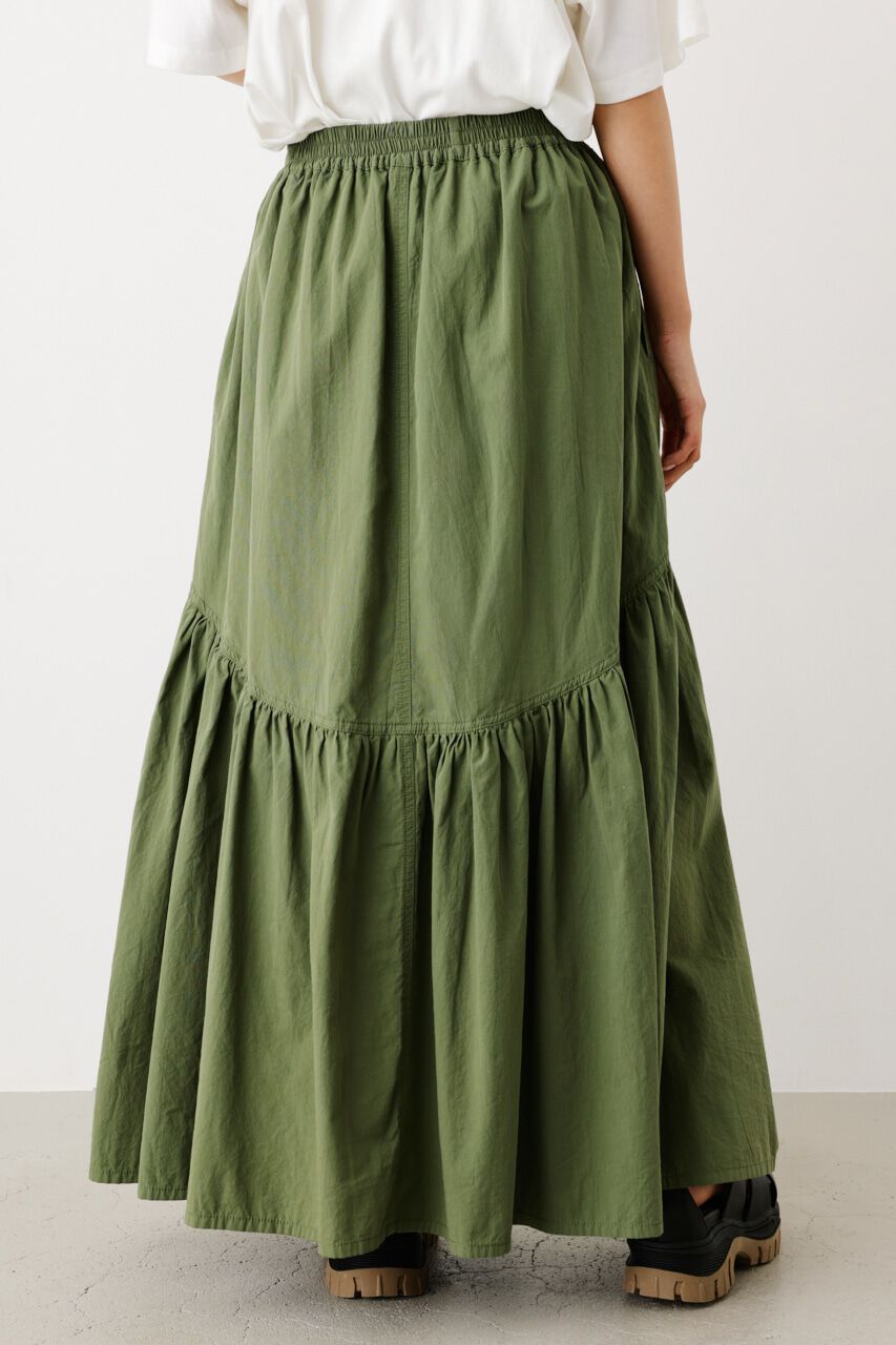 RODEO CROWNS「ギャザー切り替えロングスカート」|スカート|