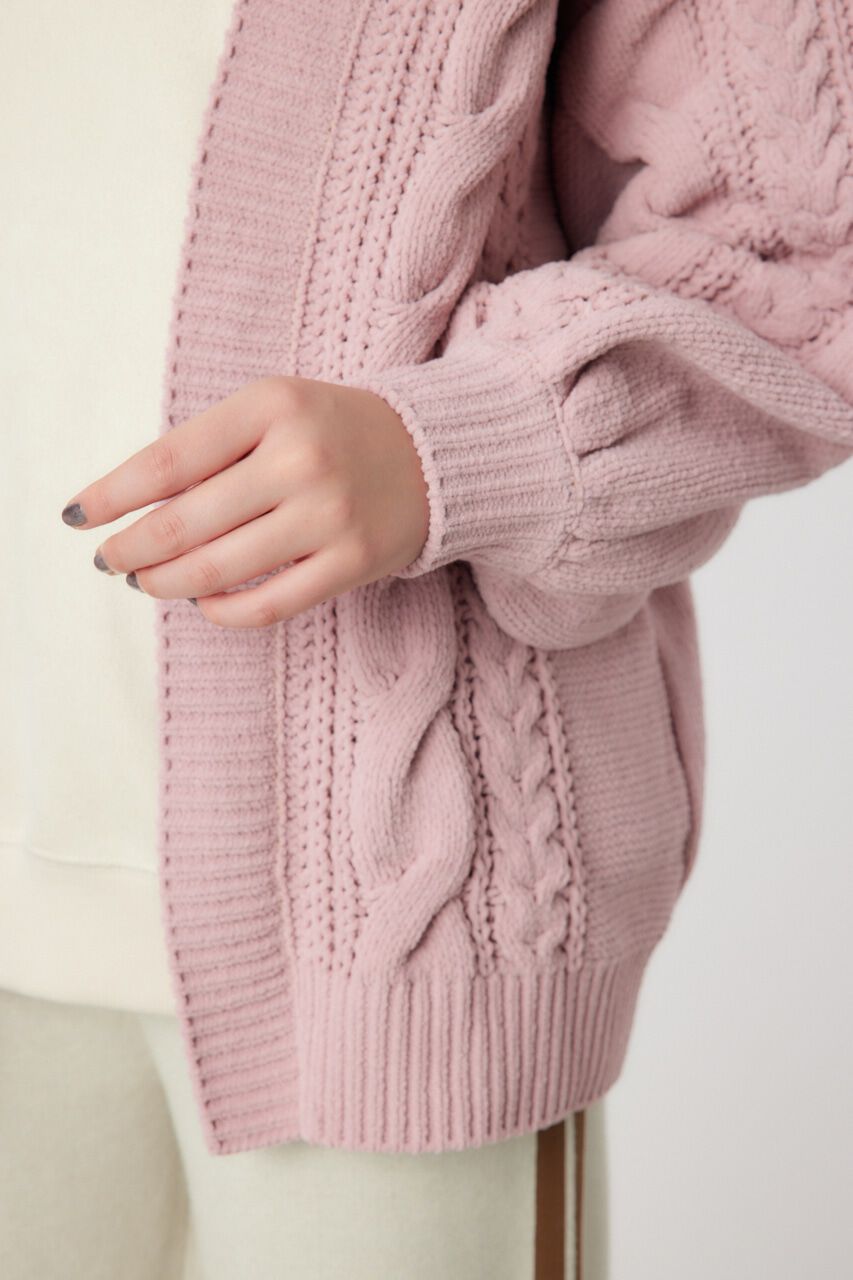 RODEO CROWNS「ロゴモールニットトッパー」|カーディガン|