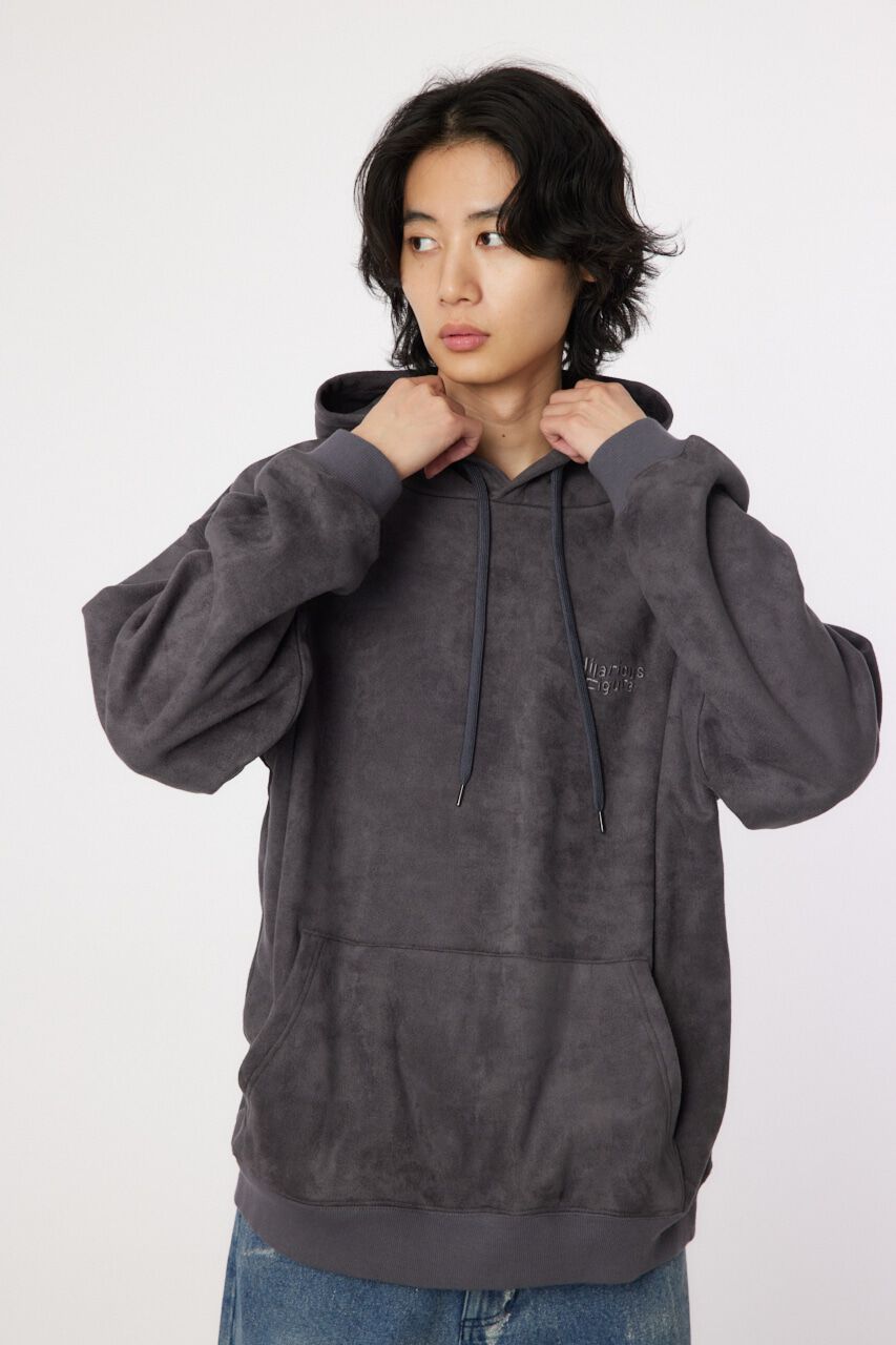 RODEO CROWNS「faux suede backboa フーディー」|パーカー|