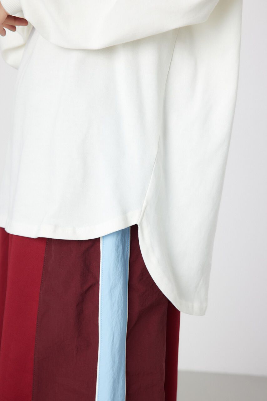 RODEO CROWNS「ネームパッチリラックスロングTシャツ」|Tシャツ・カットソー|