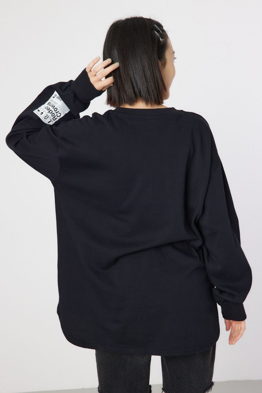 RODEO CROWNS「ネームパッチリラックスロングTシャツ」|Tシャツ・カットソー|