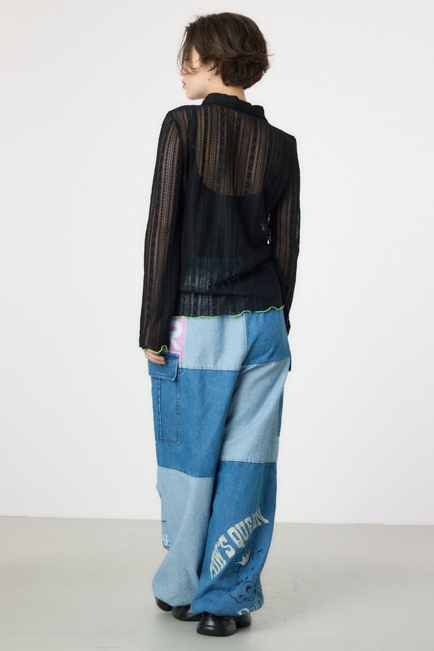 RODEO CROWNS「POINT COLOR シアーシャツ」|Tシャツ・カットソー|