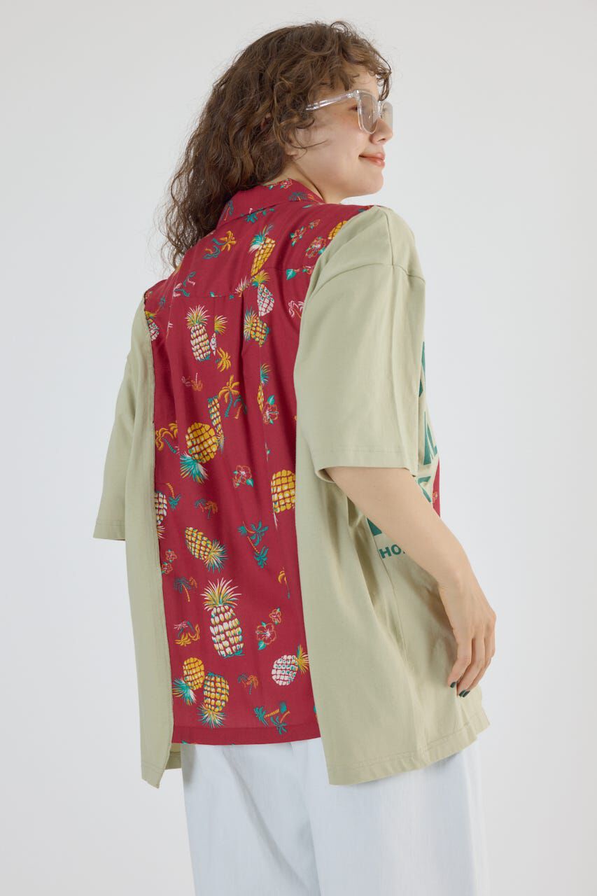 RODEO CROWNS「ドッキングアロハビッグシャツ」|シャツ・ブラウス|