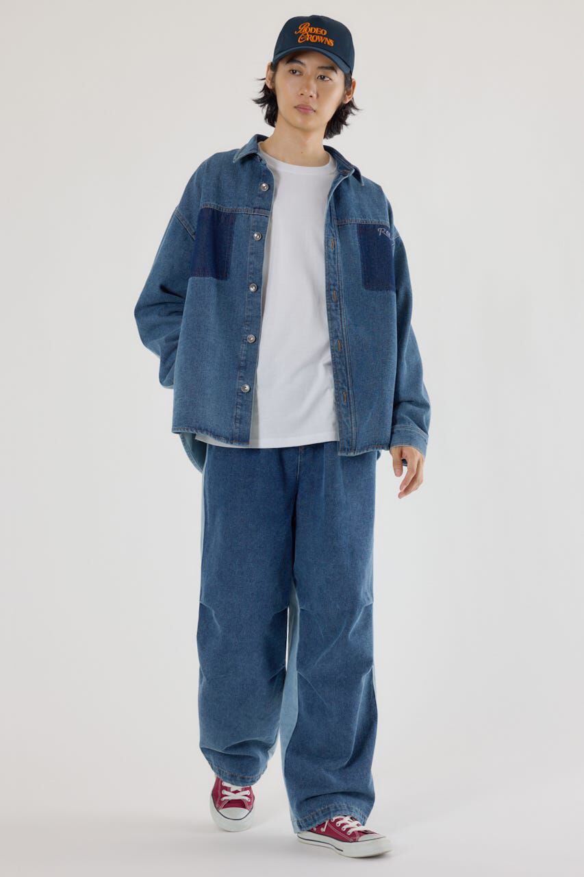 RODEO CROWNS「バリエーションデニムシャツ」|シャツ・ブラウス|