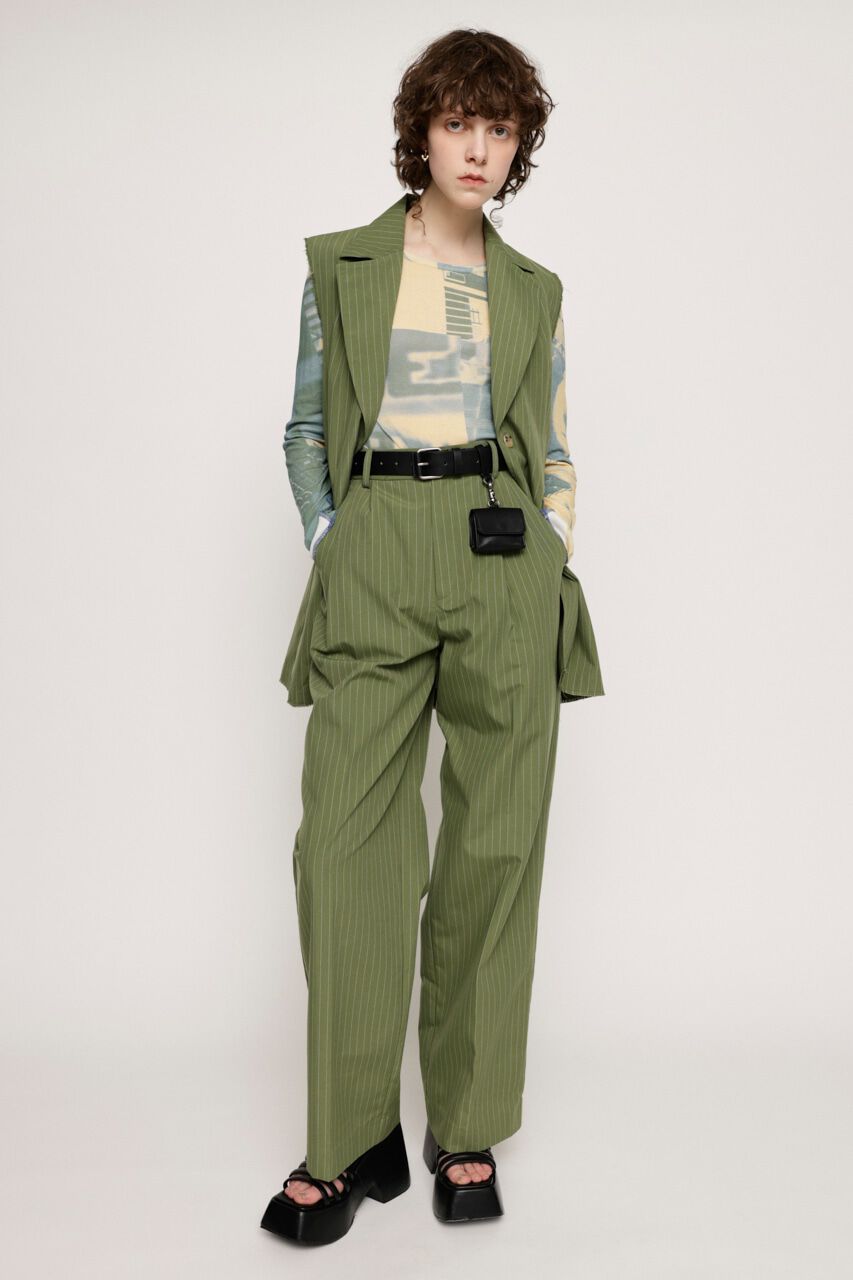 SLY「CUTOFF SUITING STRAIGHT パンツ」|その他|