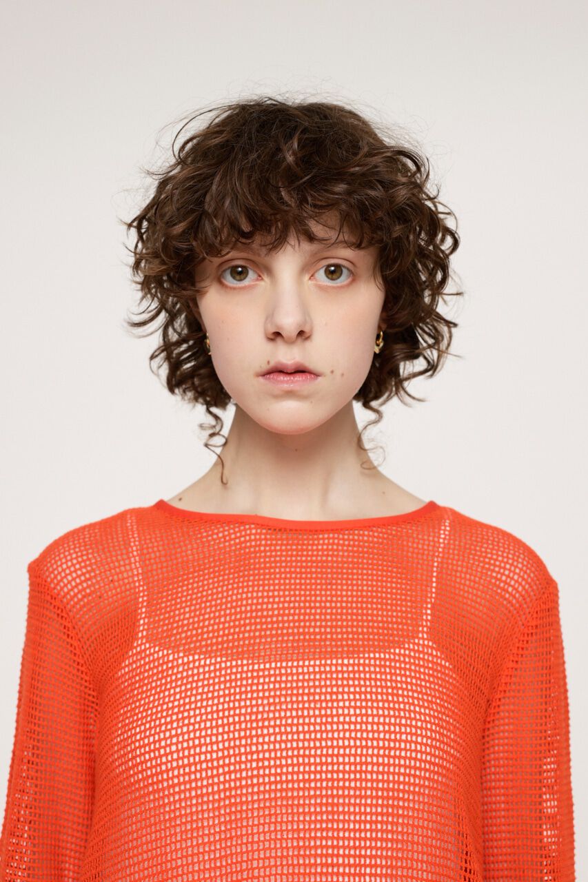 SLY「コットンメッシュロングスリーブトップス 長袖」|シャツ・ブラウス|