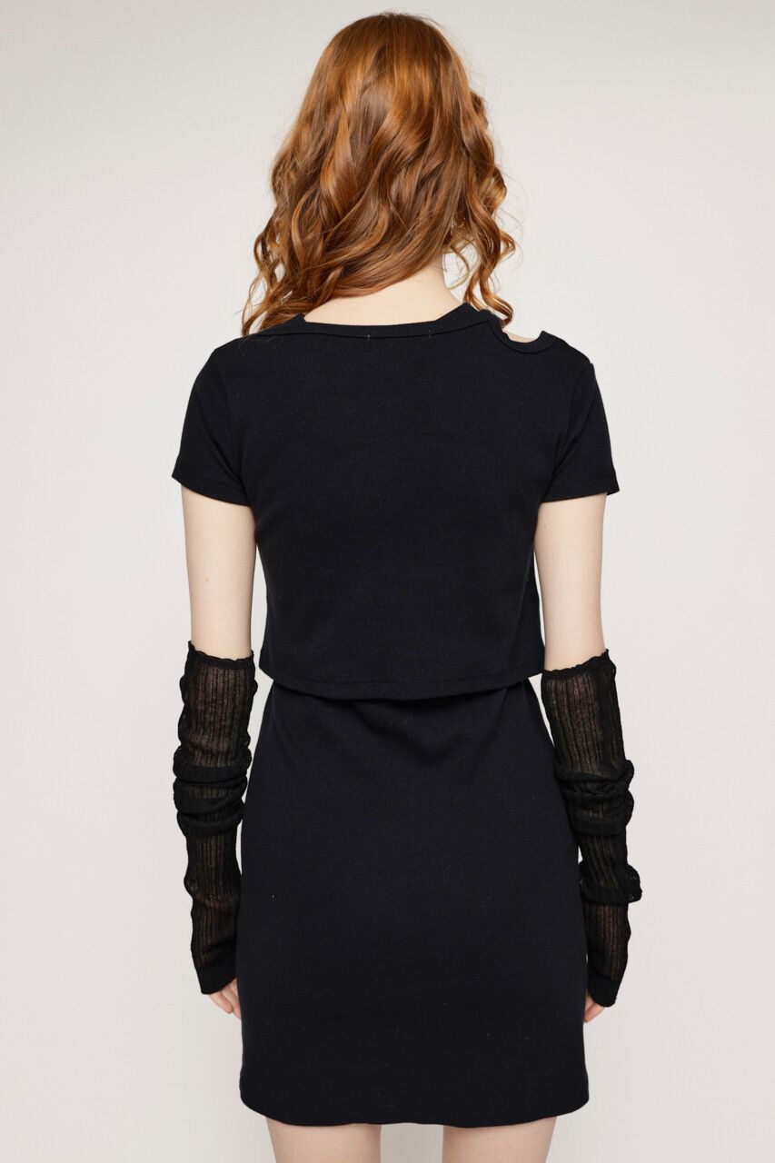 SLY「2P TEREKO ショートワンピース」|ワンピース|