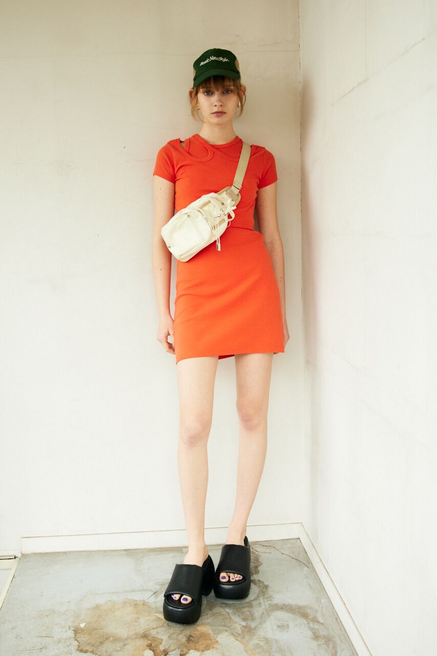 SLY「2P TEREKO ショートワンピース」|ワンピース|