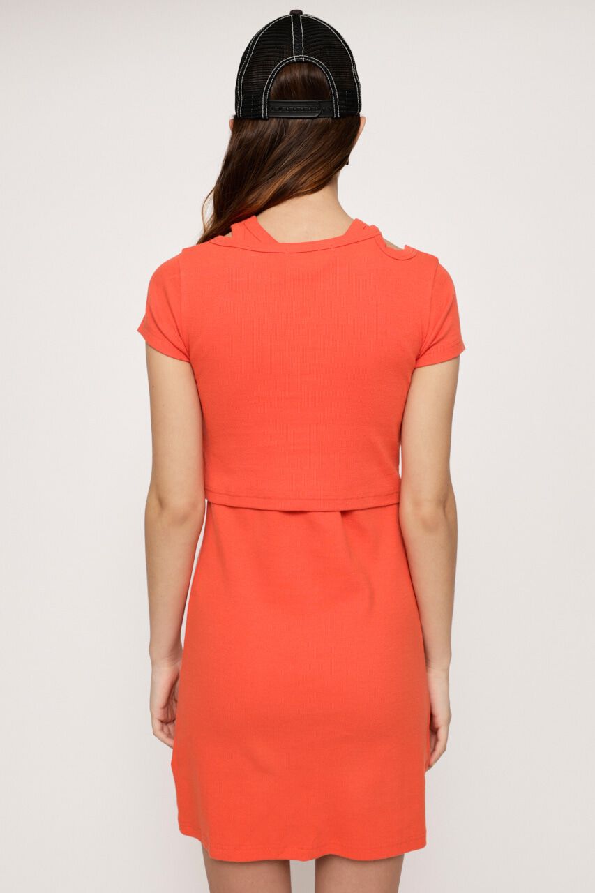 SLY「2P TEREKO ショートワンピース」|ワンピース|