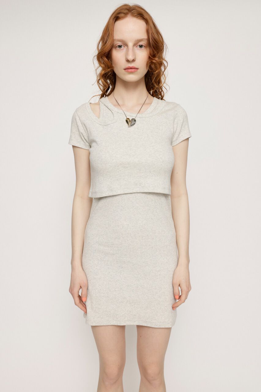 SLY「2P TEREKO ショートワンピース」|ワンピース|T.GRY