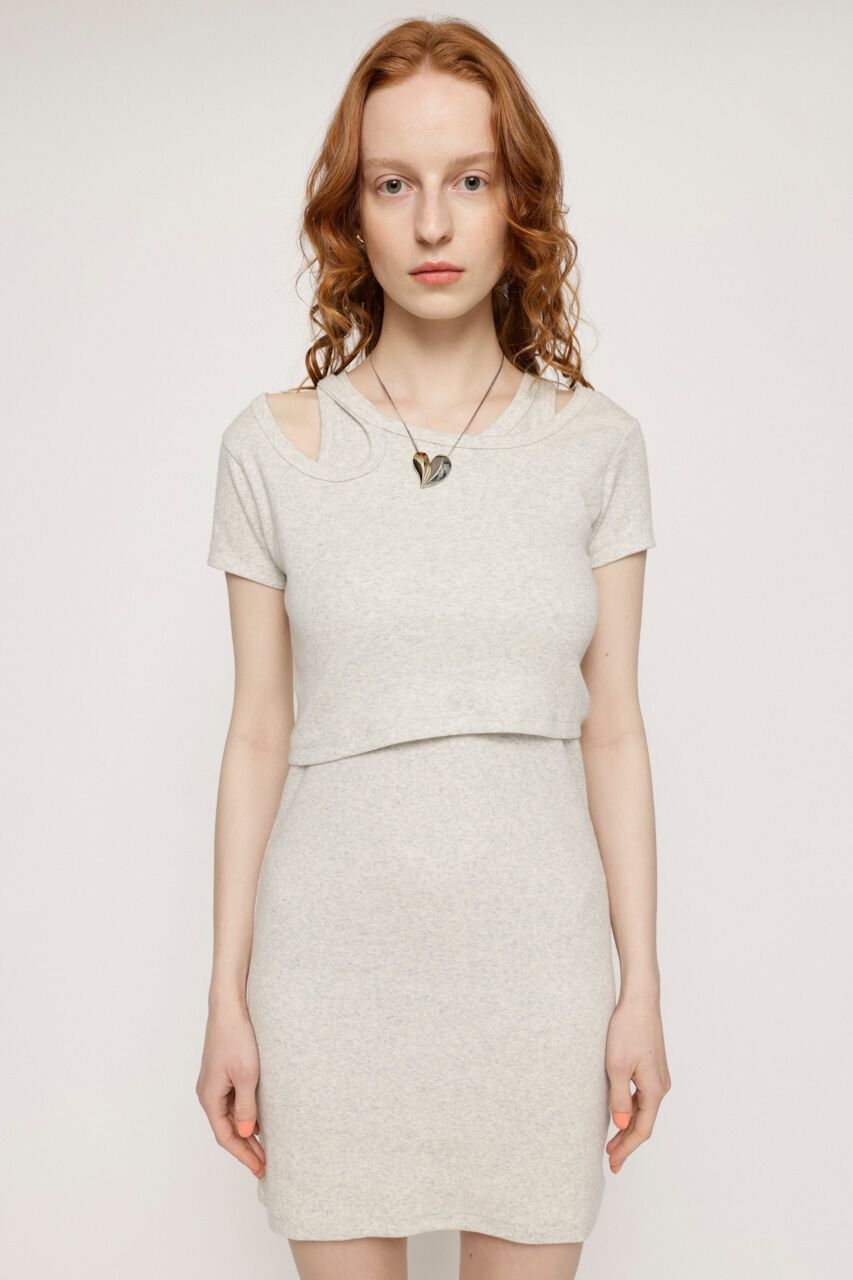 SLY「2P TEREKO ショートワンピース」|ワンピース|