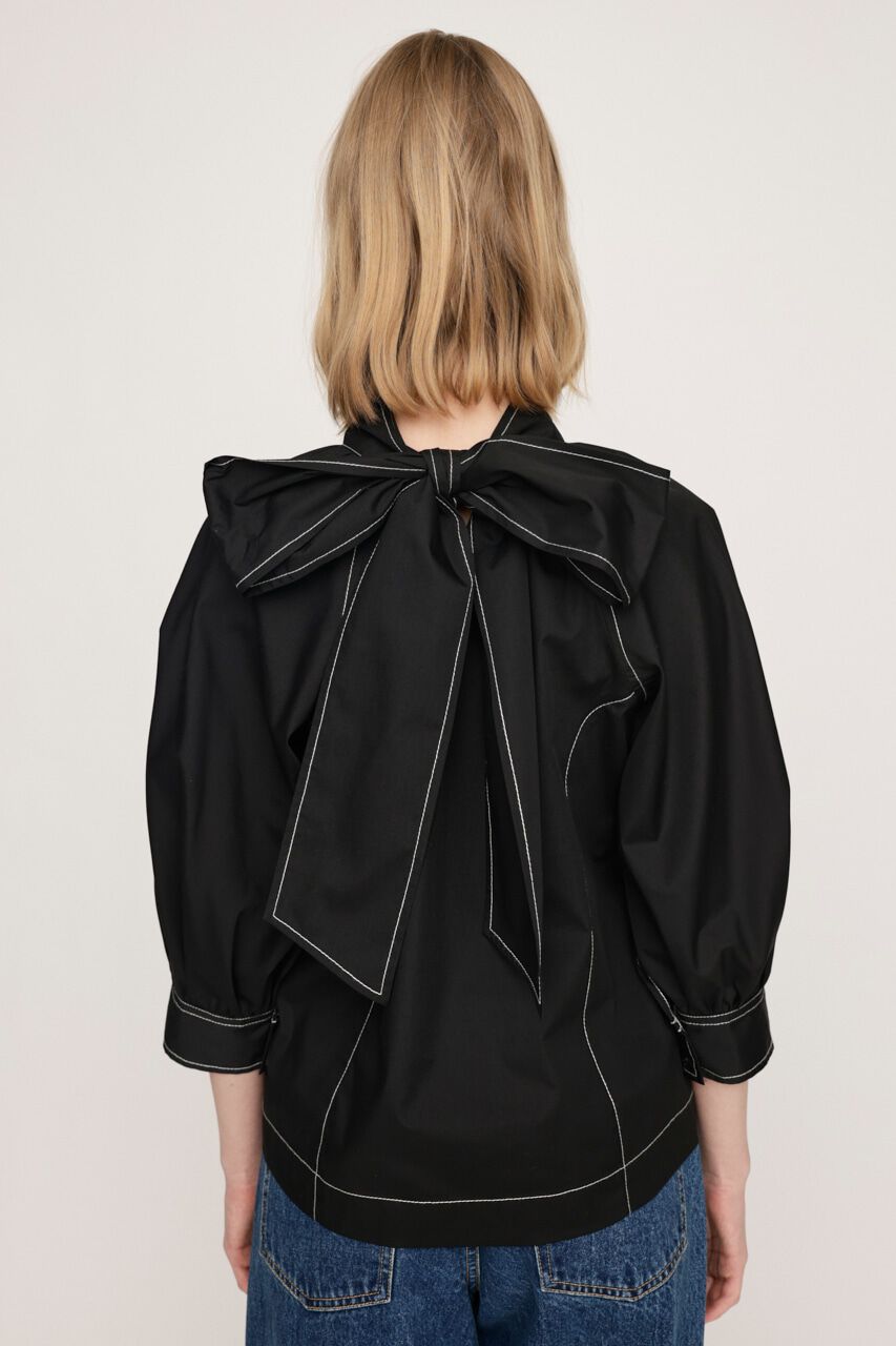 SLY「2WAY VOLUME SLEEVE STITCH ブラウス」|シャツ・ブラウス|