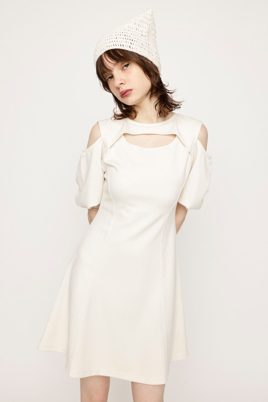 SLY「OPEN SHOULDER CUT ショートワンピース」|ワンピース|IVOY3