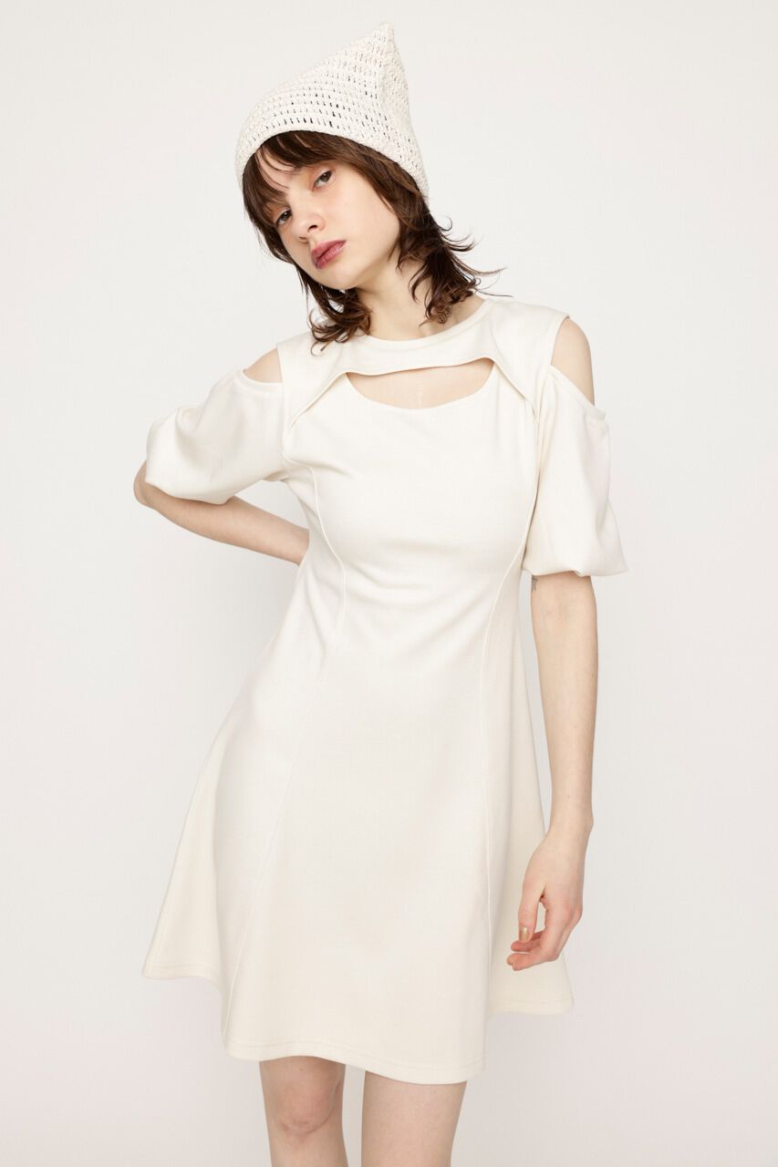 SLY「OPEN SHOULDER CUT ショートワンピース」|ワンピース|