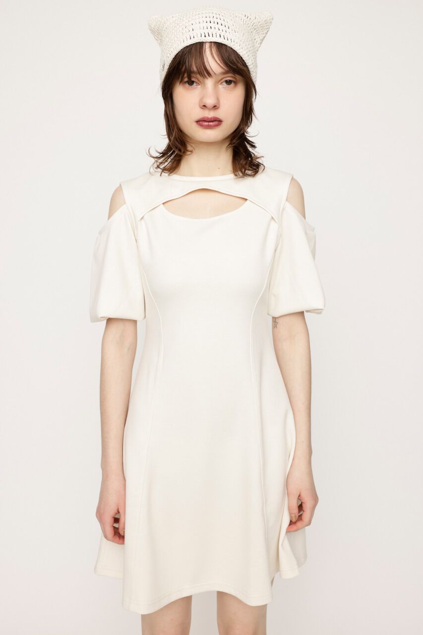SLY「OPEN SHOULDER CUT ショートワンピース」|ワンピース|