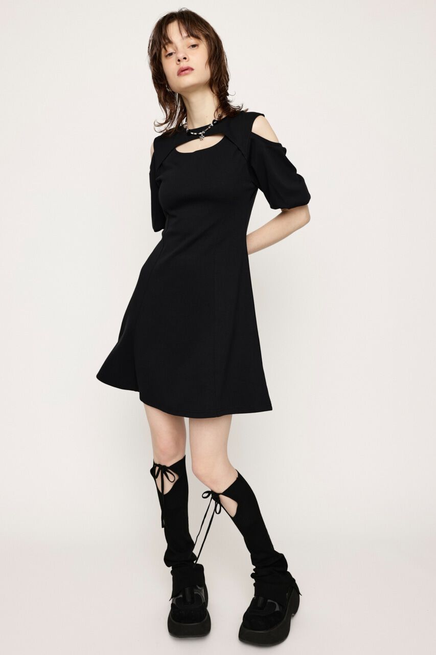 SLY「OPEN SHOULDER CUT ショートワンピース」|ワンピース|