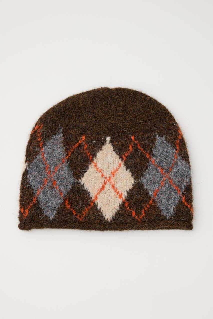 SLY「ARGYLE JQ KNIT BEANIE」|その他|