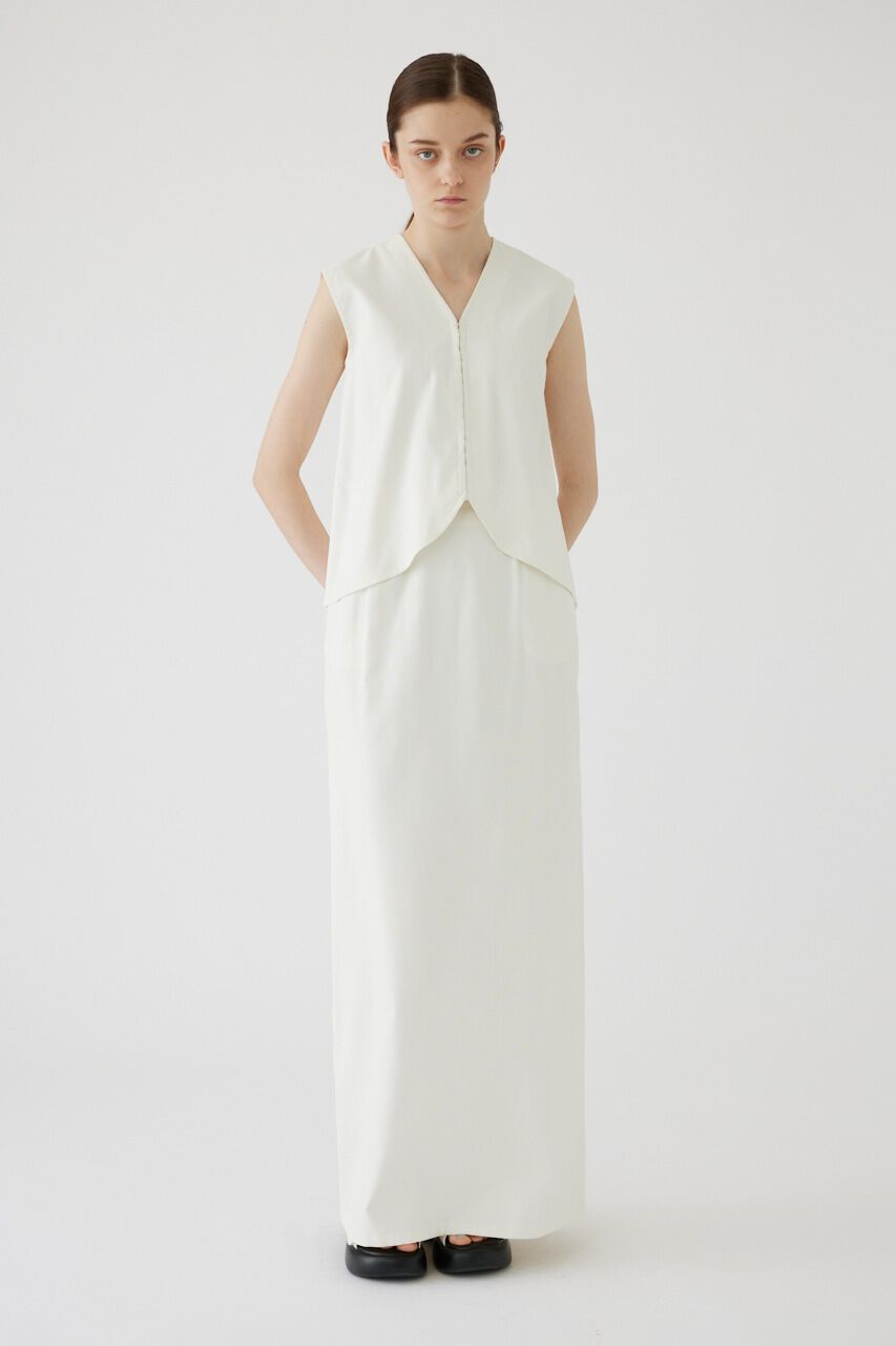 RIM.ARK 「Linen mix vest tops」|シャツ・ブラウス|WHT