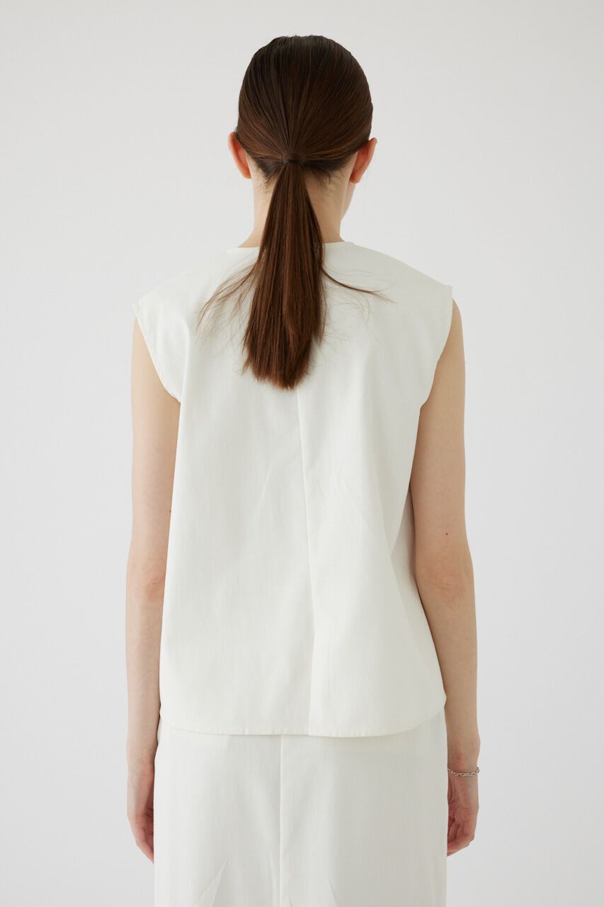 RIM.ARK 「Linen mix vest tops」|シャツ・ブラウス|